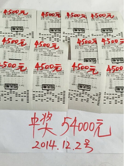 海宁牛人最爱"11选5 狂揽600注任选六